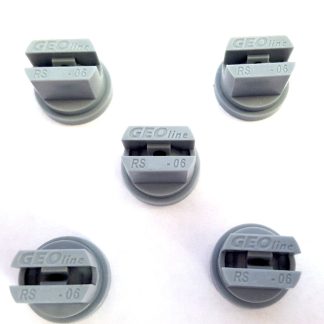 Pack of 5 Grey Standard Fan Nozzle Tips 110 Degrees, Sprayer, Spray