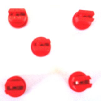 Pack of 5 Red Standard Fan Nozzle Tips 110 Degrees Sprayer, Spray
