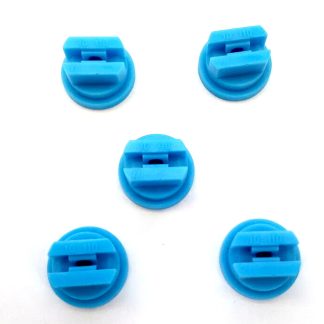 Pack of 5 Sky Blue Standard Fan Nozzle Tips 80 Degrees, Sprayer, Spray
