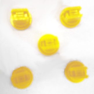 Pack of 5 Yellow Standard Fan Nozzle Tips 110 Degrees, Sprayer, Spray