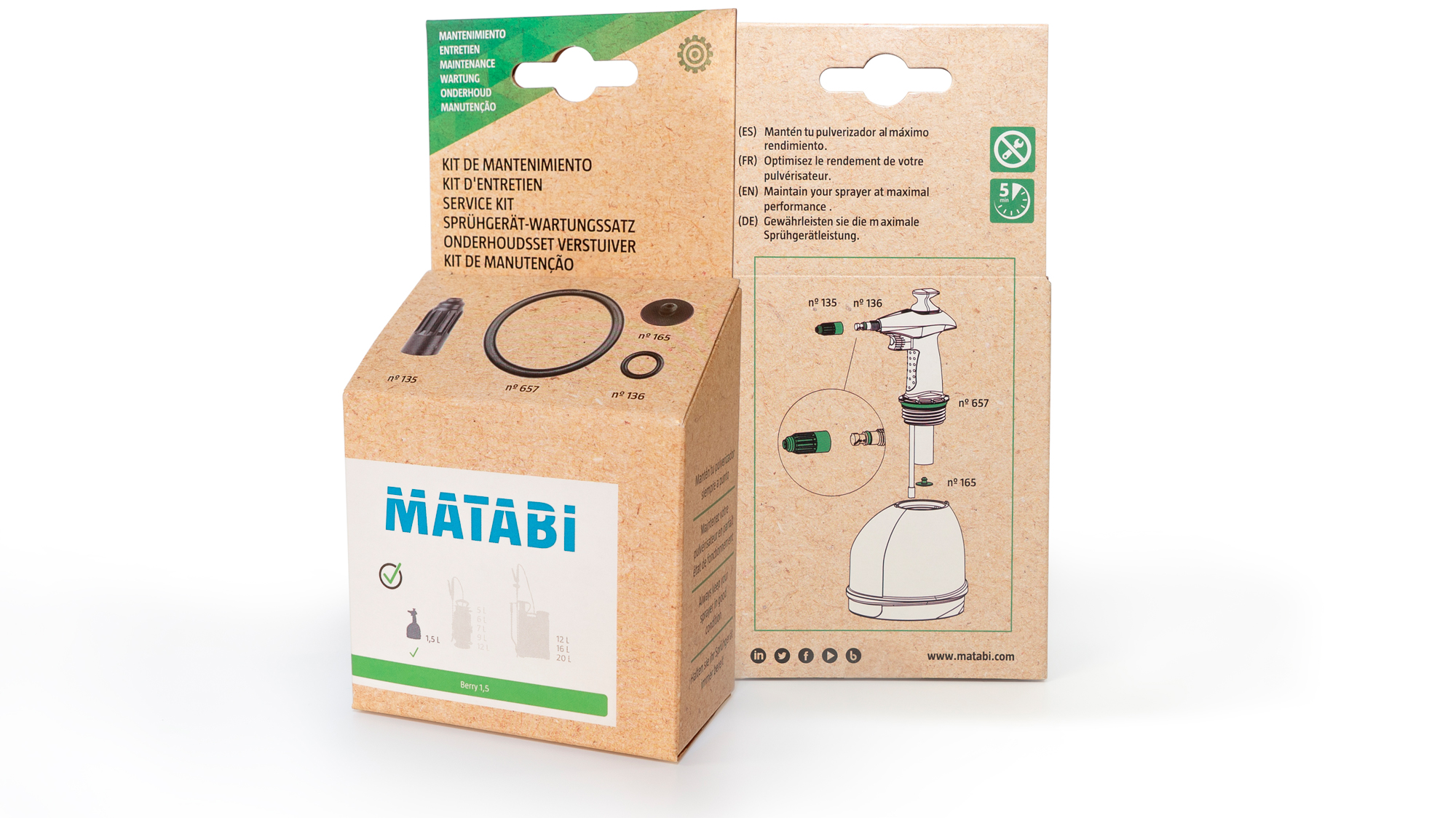 berry 1.5 maintenance kit back box